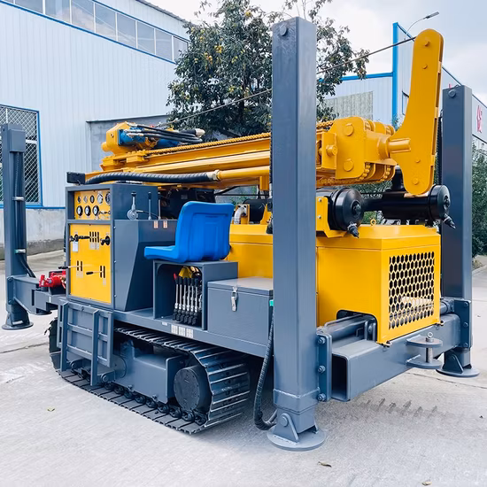 260m/360m/460m Hydraulic Crawler Type Borehole Water Well Drilling Rig Machine