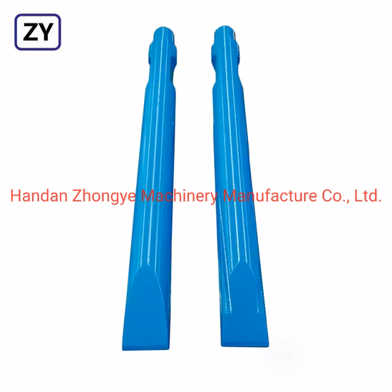 Hydraulic Breaker Chisel 45mm 53mm 60mm 68mm Chisel Tool 75mm 85mm 100mm Hydraulic Rock Breaker Chisel for Mini Excavator